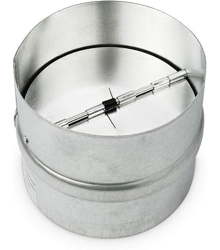 Clapet Anti-Retour 100 mm en Acier Galvanisé - Ventilation Silencieuse et Efficace - Idéal pour Hottes de Cuisine, Extracteurs et Sèche-Linge - DN100 | Leroy Merlin
