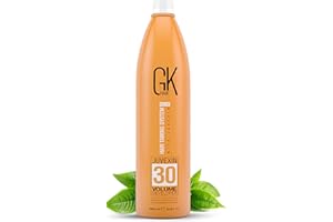 Global Keratin GK HAIR Professional Hair Creme 30 Volume Developer 1000ml for Hair Coloring Bleach - High-Performance Long Lasting Semi-Permanent Hair Color Toner Dye