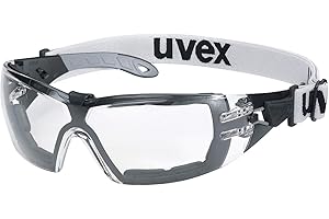 Uvex Pheos S Guard Gafas Protectoras - Seguridad Trabajo - Transparentes Anti-rayaduras y Anti-vaho