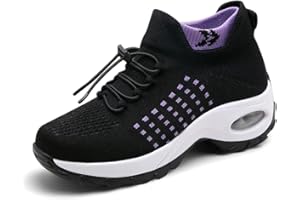 KUNWFNIX Women's air Cushion Anti Slip Walking Shoes Comfortable Work Nurse Shoes Adjustable Breathable Casual Care Orthopedic Lightweight Shoes ​Running Trainers