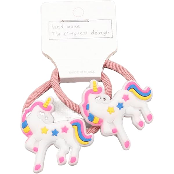 12 Stück Mädchen Haarspangen Set - Einhorn, Glitzer, Cartoon-Motive, Metall Mit Druckknopf