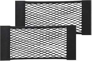 YOFADCI Boot Net Bag, Boot Net with Velcro Fastening, Durable Boot Net, Car Storage Net for Car/SUV 50 x 25 cm, Pack of 2