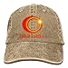 Produktbild Men And Women Total Solar Eclipse Vintage Jeans Baseball Cap Natural