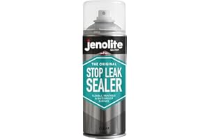 JENOLITE Stop Leak Dichtungsspray | KLAR | 400 ml | Wasserdichtes Dichtungsspray | Leckversiegelung für Dachrinnen und Flachdächer | Dachrinnenversiegelung, Dachreparatur, Flachdachreparatur