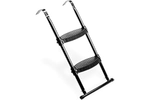 Échelle de Trampoline EXIT Toys - Universelle - Antidérapante - Accroît la Sécurité - pour Trampolines sur Pieds avec Hauteur de Cadre de 50-65cm