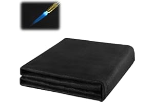 CHINGCOO Carbonfilz Hitzeschutzmatte, Feuerfeste Unterlage 100x100 cm Feuerfeste Matte Hitzebeständig Materialien bis zu 982°C, Feuerschutzmatte für Grill, Schweißen, Feuerschale, Kamin