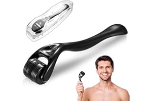 BIEMIAN Bartroller 0.5mm, Bartroller Bartwuchs, für Dermaroller 0.75mm, Microneedling Roller, Mikronadelroller für Haut und Haarpflege, Gesicht und Körper, Männer Frauen, für Derma Roller Set