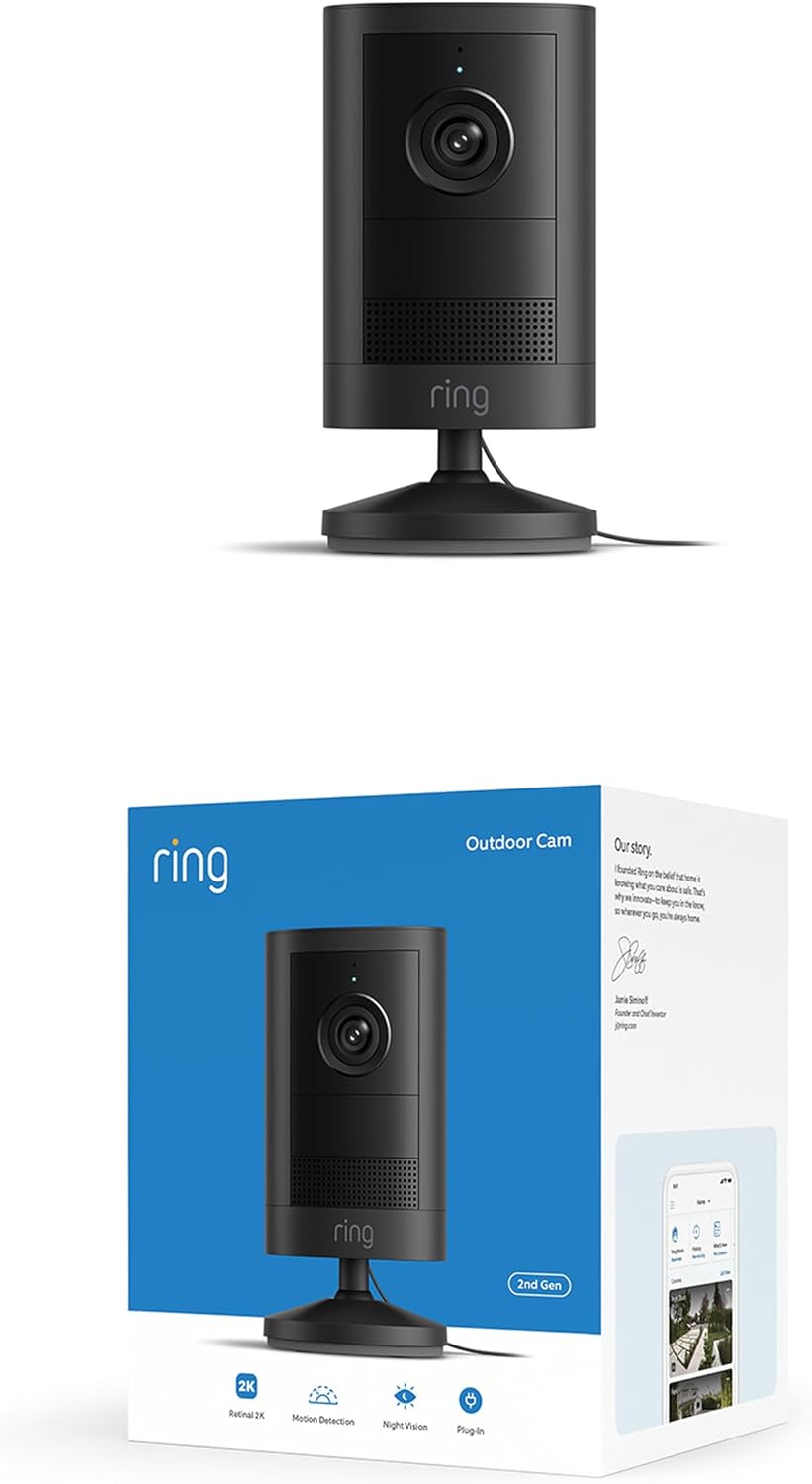 Retour d'Expérience & Bilan Utilisateur : Ring Outdoor Camera 2K Met stekkeradapter nie