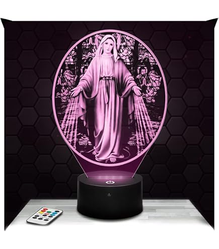 Lampe De Chevet / Veilleuse 3D Croix Occitane De Toulouse Avec Télécommande - Fabriquée En France (JNB-Maker), Multicolore