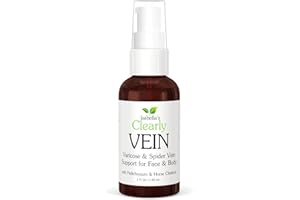 Isabella's Clearly VEIN, Best Natural Varicose Veins Treatment For Legs, Capillary Health For Face and Body | Essential Oils + Soothing Herbal Blend with Horse Chestnut, Helichrysum, Ginger