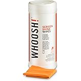 WHOOSH! Electronic Wipes,Screen Cleaner Wipes - for All Screens and Tech Devices ;Smartphones, iPads, Eyeglasses, e-Readers, 