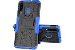 MRSTER Honor 20 Lite Funda, 2in1 Armadura Combinación A Prueba de Choques Escudo Cáscara Dura PC + TPU con Soporte Plegable para Huawei Honor 20 Lite