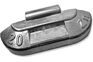 ALIXO proVac Masses d'équilibrages de Roue, 10 grammes pour Jante tôle. Boîte de 100 Masses 184/10G