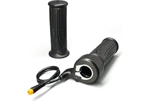 HUDAMZKY Electric Motorcycle Accelerator Right Hand Full Twist Throttle Ebike Throttle Compatible 12V-72V Suitable for 500W 1000W 1500W Hub Motor