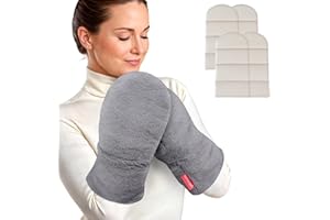 Comfheat Mikrowellengeeignete Heizhandschuhe für Hände und Finger zur Linderung von Arthritis-Schmerzen Beheizte Handschuhe Feuchte Linderung bei Steifheit, Handschuhe mit Lavendelduft Waschbar