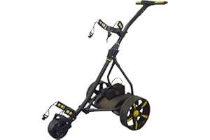 ProRider Electric Golf Trolley Upgraded 36 Hole Battery, Auto Distance Mode 7 Different Speeds Powerful Motor Extra Grip Wheels All Accessories included, Durable Powerful and Lightweight Golf Cart