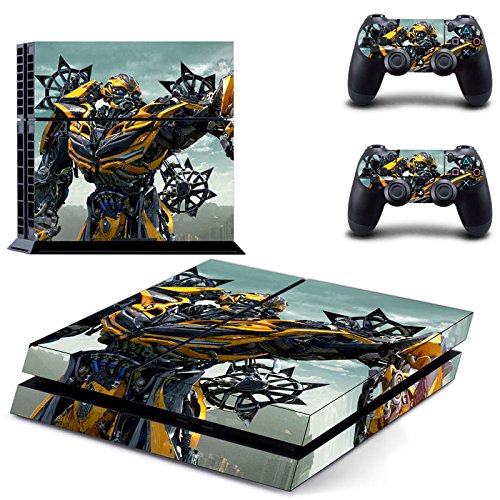 Preisvergleich Produktbild Playstation 4 + 2 Controller Aufkleber Schutzfolie Set - Transformers