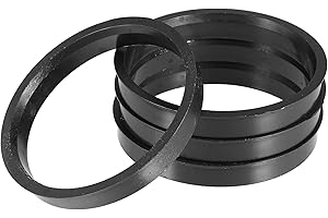 X AUTOHAUX 4pcs Bague de Centrage Jante 71.5mm à 65.1mm Universel Voiture Moyeu Centrique Anneaux