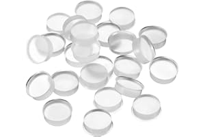 LEINUOSEN 24 Pieces Silicone Flute Plug, 8 mm Flute Hole Plug Soft Flute Key Cover for Most Brand Flute