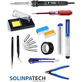 SOLINPATECH 80w Lcd Ekran Kalem Havya Profesyonel Kullanım I&ccedil;in Full Set &ndash; Lehimleme Seti