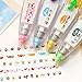 Produktbild Saflyse 4pcs Korrekturband Dekorationsstift Malerei Stift Korrekturband Schöne Muster für Kinder DIY & Malen & Basteln Dekoration