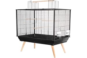 Zolux Cage Neo Jili Oiseau L 78 x P 47,5 x H 112 cm Noire