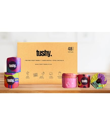 Tushy – 100% Baboo Preiu Soft Toilet Roll,300 Sheet, 24 Toilet Rolls - View #8