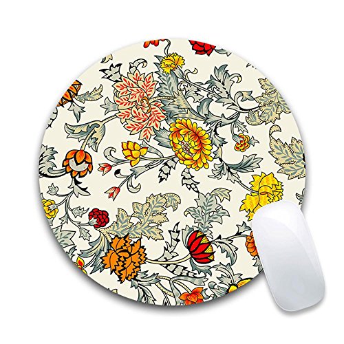 Preisvergleich Produktbild LSHUANGJ Naturkautschuk Maus-Pad Heizkissen runden Muster , white