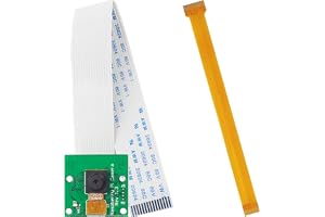 DAOKAI för Raspberry Pi kameramodul, 5 megapixel 1080p-sensor OV5647, kompatibel med Raspberry Pi A/B/B+/2/3/3B+/4/Zero/Zero