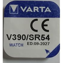 Pile Bouton VARTA V392/SR41 - Oxyde D'Argent 1.55V | Lot De 1 | Pour Montres, Clés Voiture, Télécommandes