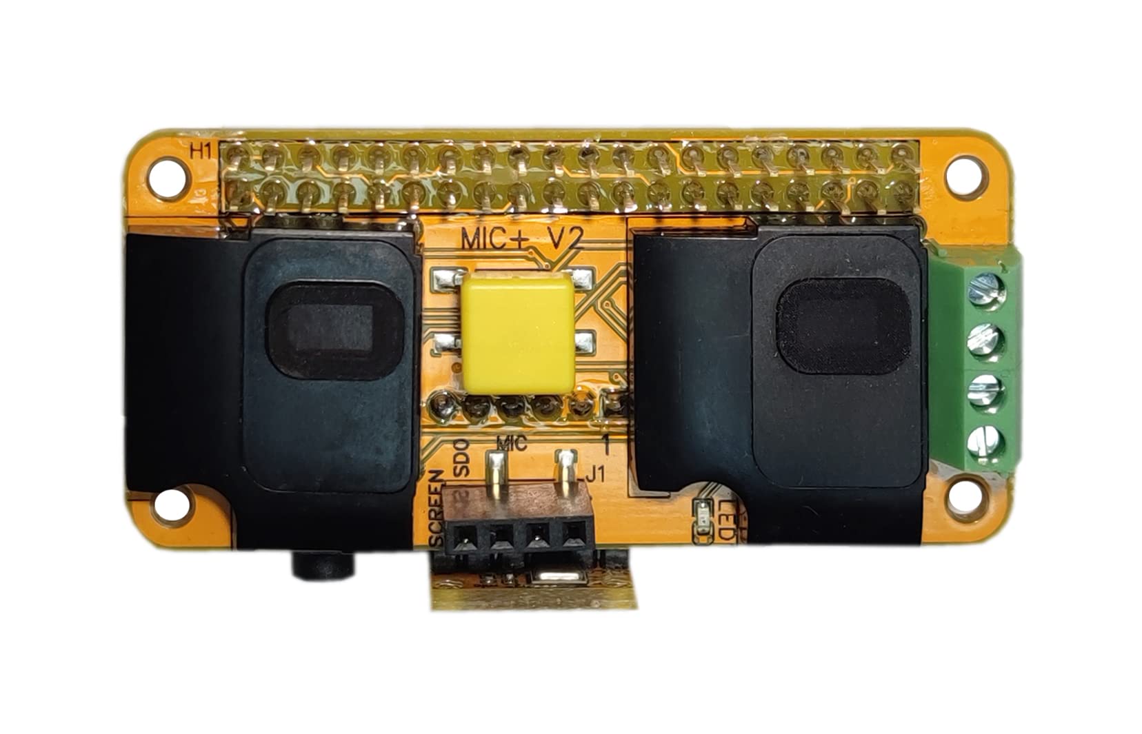 RASPIAUDIO Audio DAC Hat Sound Card for Raspberry PI5 All Models Pi4/ Pi Zero / Pi3 / Pi3B / Pi3B+ / Better Quality Than USB (Mic+_V3)