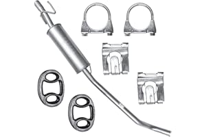 Adamot Mitteltopf Auspuff Mittelschalldämpfer für Opel Corsa B 2 II 1.2i 1.2i 16V 1.4i 1.4i 16V 1.6 16V GSI 1.5 D 1.5 TD 1.7 D, Opel Tigra 1.6i