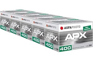 AgfaPhoto APX 400 135-36 Negativfim S/W in confezione da 5 pezzi, AG6A4360-5