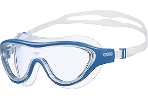 arena Lunettes de Natation Adultes The One Mask , Antibuée, Mixtes, Masque avec Verres Larges, Protection contre les UV, Pont de Nez Auto-ajustable