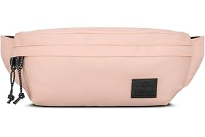 JOHNNY URBAN Marsupio Donna e Uomo Rosa - Tom - Cintura Borsa a Tracolla per Festival e Sport - Piccolo Bum Bag Borsellino da Viaggio - Idrorepellente