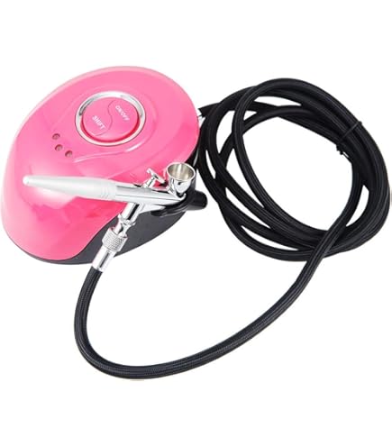 Kit Aerografo Senza Fili Portatile Mini Compressore Nebulizzatore Ricaricabile Ad Alta Pressione 0,35 Mm Nozzle Per Nail Art Trucco Tatuaggio