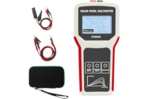 WAPORICH Photovoltaic Panel Multimeter 800W, Solar Panel MPPT Tester Power Meter for Open Circuit Voltage Troubleshooting and Solar Panel PV Testing - with Automatic MPPT Detection