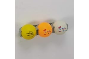 3D CABIN Tischtennishalterung für 3 Bälle, drehbar, Grau