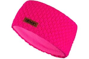 Eleven Sportswear Fascia per capelli lavorata a maglia con fodera interna in pile, fascia per le orecchie, fascia imbottita per donne, uomini e bambini