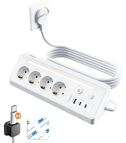 SmartLife Slimme Stekkerdoos - Met USB-A en USB-C - 4-voudig SmartLife Slimme Stekkerdoos - Met USB-A en USB-C - 4-voudig