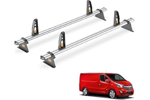 VAN DEMON Van Guard Roof Rack for Vauxhall Vivaro (2014-2019) 2 Roof Bars + 4 Load Stops [Only Suitable for Standard Roof Models] - Ulti Bar - VG315-2