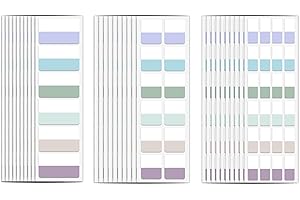 TENGEE 420 sztuk samoprzylepnych karteczek do pisania, zakładki książkowe, 3 rozmiary, nadają się do biura, na dokumenty, pamiętniki, segregatory (Morandi)