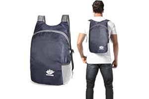 CRGANGZY Mochila ligera plegable para viajes al aire libre, impermeable, mochila deportiva, viajes, camping, senderismo, paquete para hombres y mujeres