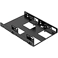 Corsair Doppio Staffa per il Montaggio SSD da 2,5" per Vano da 3,5" (Installazione semplice) Nero