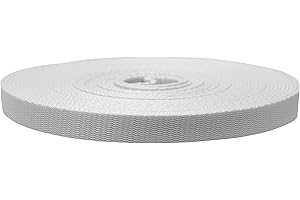 Strapworks Colored Flat Nylon Webbing - Strap For Arts And Crafts, Dog Leashes, Outdoor Activities – 3/4 Inches by 10, 20, or 50 Yards, Over 20 Colors