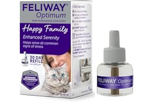 Feliway Ricarica ottimale per 30 Giorni | Ricarica ottimale 48 ml per diffusore di feromoni per Gatti per alleviare l'ansia | Calma Il Tuo Gatto e riduci i Problemi comportamentali e Lo