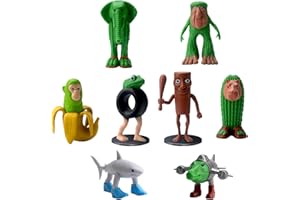 KutaKuta 8 Stück Tung Tung Tung Tung Sahur Figur, Italian Brainrot Figuren, 3D Printed Tralalero Tralala Figure, Sammel-Actionfiguren für Fans/Dekoration