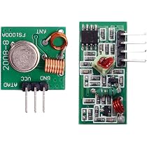kwmobile 3X modulo trasmettitore Ricevitore Wireless - Radio 433 MHz p kwmobile 3X modulo trasmettitore Ricevitore Wireless - Radio 433 MHz p