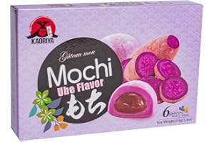 KAORIYA Mochi Ube 210g Reiskuchen 6 Stück Yam