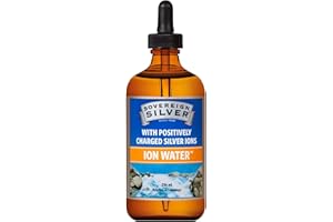 Sovereign Silver - Ion Water – 99.99% Pure – Only 2 Ingredients – No Added Silver Compounds - Easily Absorbed & Utilised in the Body - Concentrated 10ppm - 236ml Dropper Top